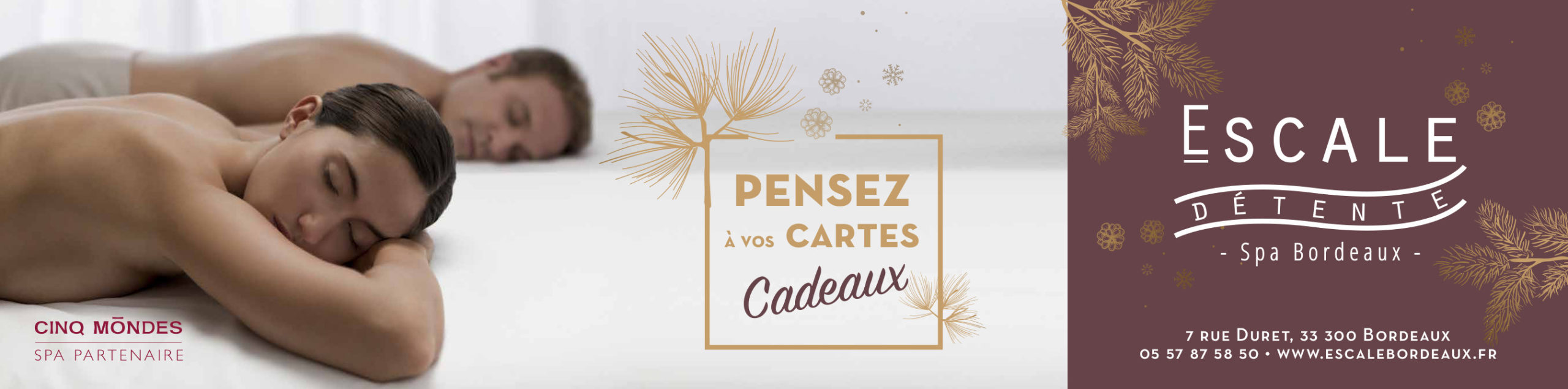 Carte Cadeau Massage et Spa à Bordeaux