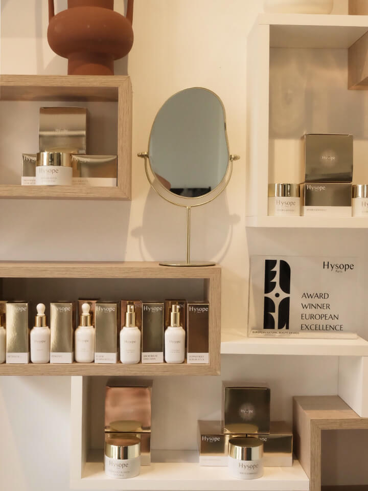 hysope marque partenaire soins visage Bordeaux